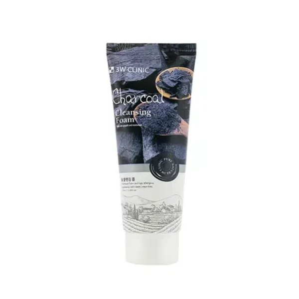 3W Clinic Charcoal Cleansing Foam 100ML