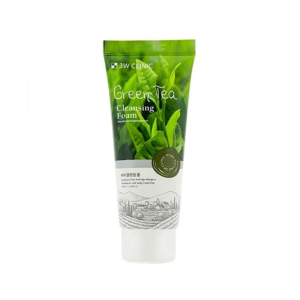 3W Clinic Green Tea Foam Cleansing 100ML