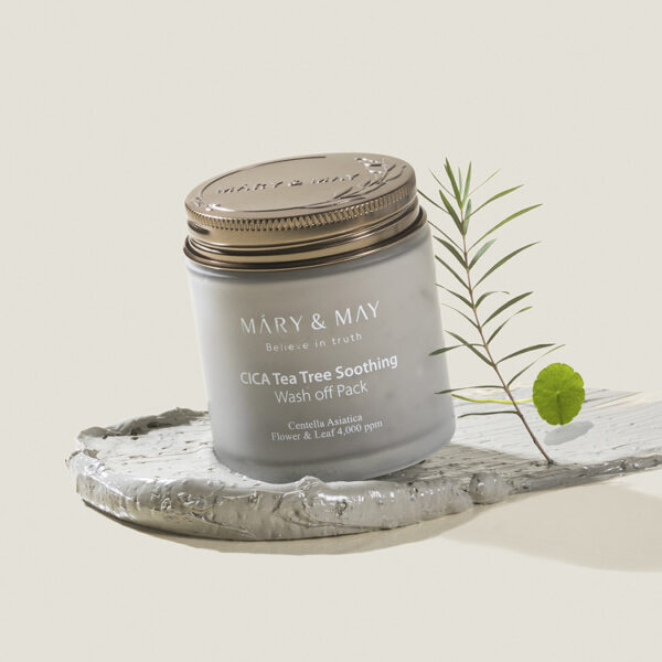Mary & May Cica Tea Tree Soothing Wash Off Mask Pack – 125g