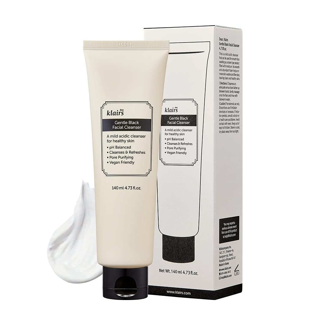 51sSWQrjerS._SL1080_-1.jpg Klairs Gentle Black Facial Cleanser 140ml - Image 1