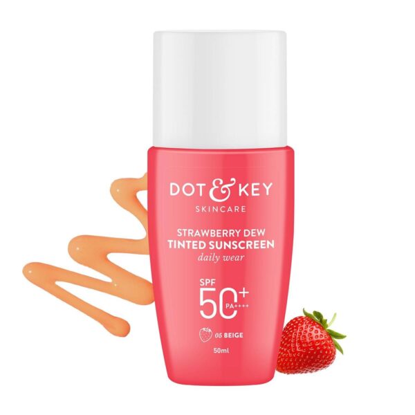 Dot and Key Strawberry Dew Tinted Sunscreen SPF 50+ Pa++++ - (05 Beige) 50 ML