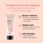 The Face Shop Rice Water Bright Facial Foaming Cleanser -150ML - Image 5