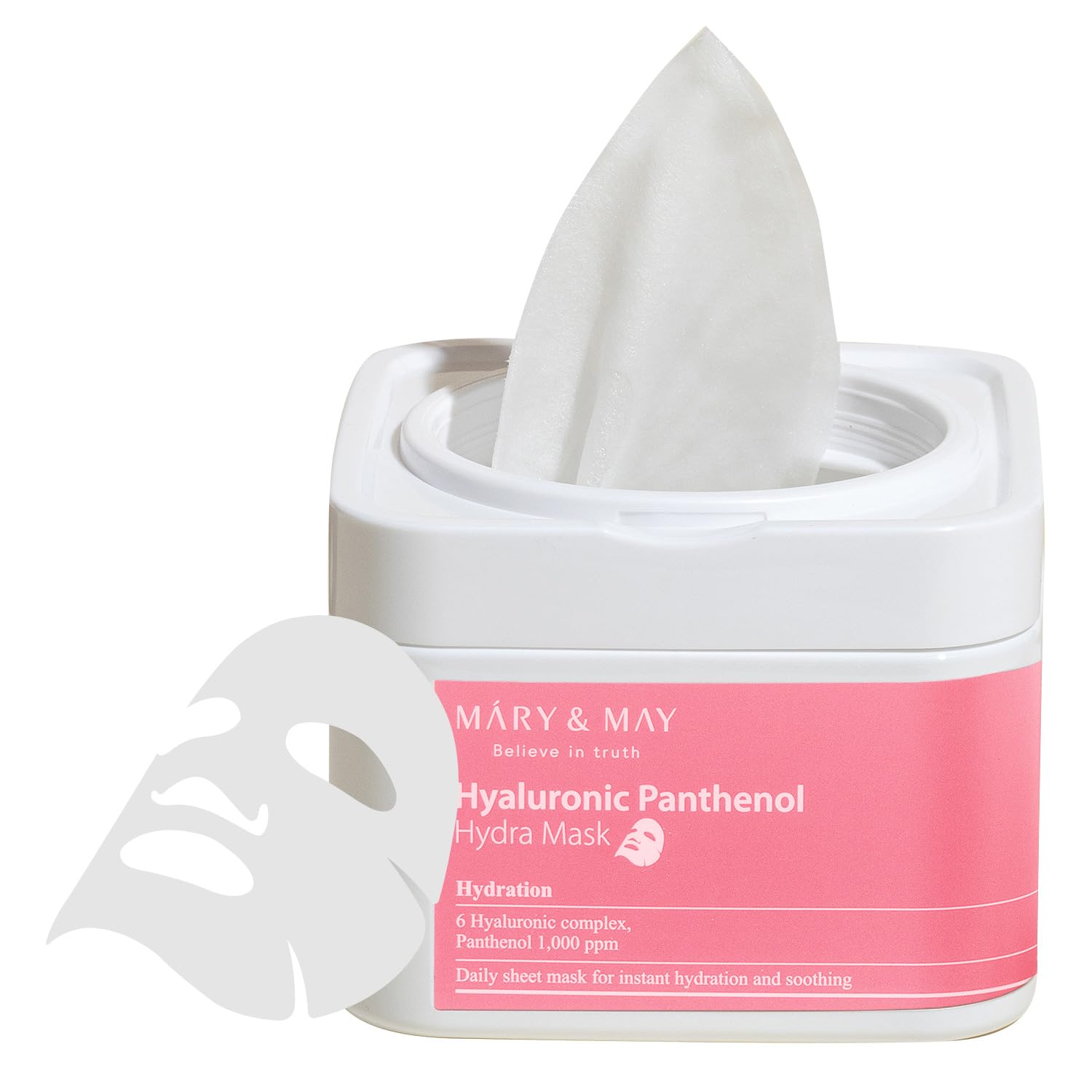 61aLXxvi1NL._SL1500_-1.jpg Mary&May Hyaluronic Panthenol Hydra Mask - Image 1