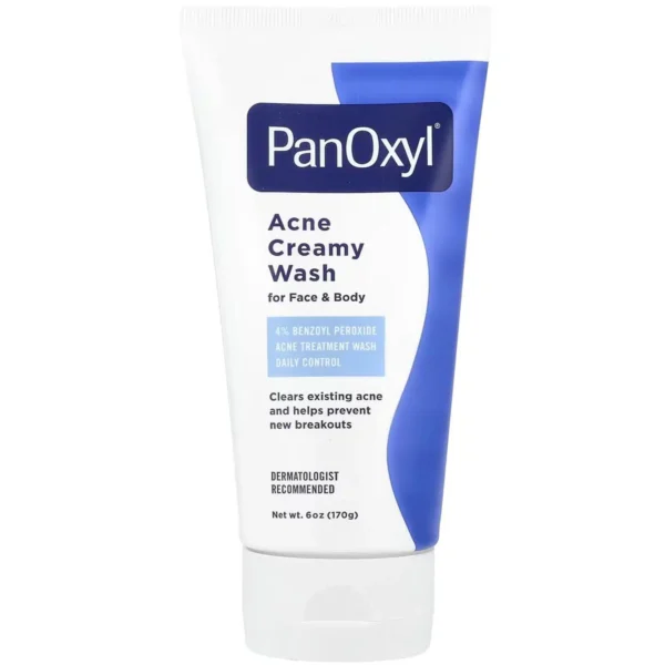 PanOxyl Acne Creamy Wash Benzoyl Peroxide 4% -170 g