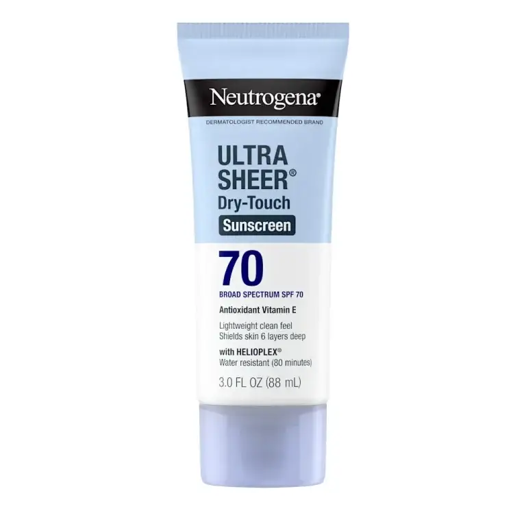 Neutrogena Ultra Sheer Dry Touch Sunscreen Lotion Broad Spectrum SPF 70 88ml