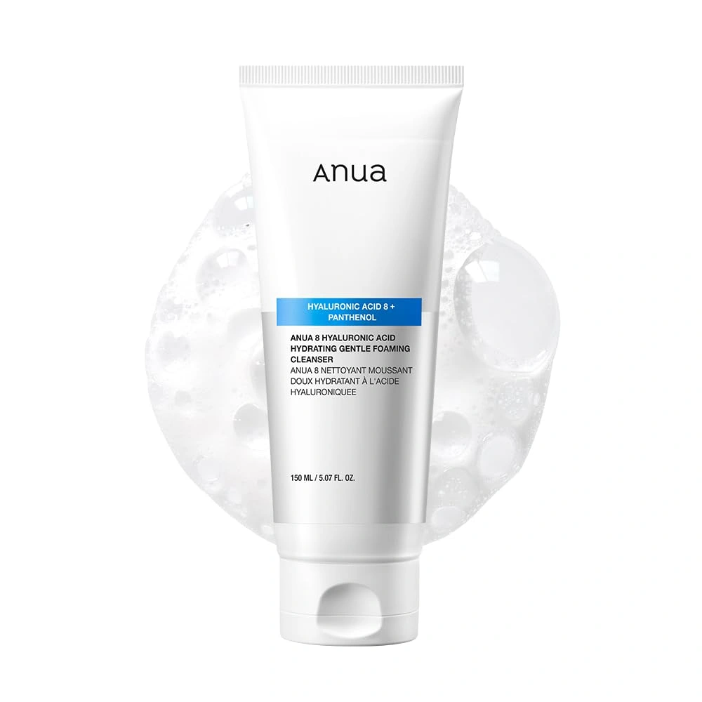 ANUA8HYALURONICACIDHYDRATINGGENTLEFOAMINGCLEANSER150mlmakeupchari-1-1.webp ANUA 8 HYALURONIC ACID HYDRATING GENTLE FOAMING CLEANSER 150 ml - Image 1