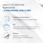ANUA 8 HYALURONIC ACID HYDRATING GENTLE FOAMING CLEANSER 150 ml - Image 3