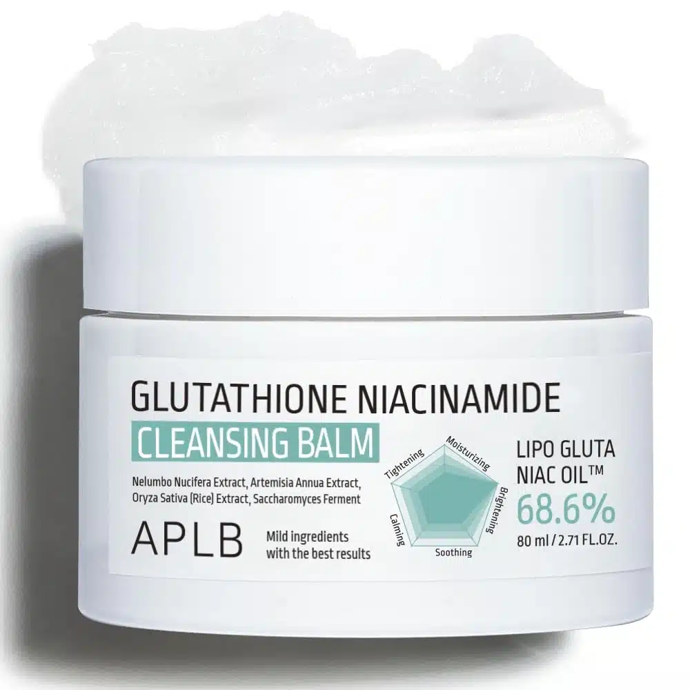 APLB-Glutathione-Niacinamide-Cleansing-Balm-80mlmakeupchari-1.webp APLB Glutathione Niacinamide Cleansing Balm 80 ml - Image 1