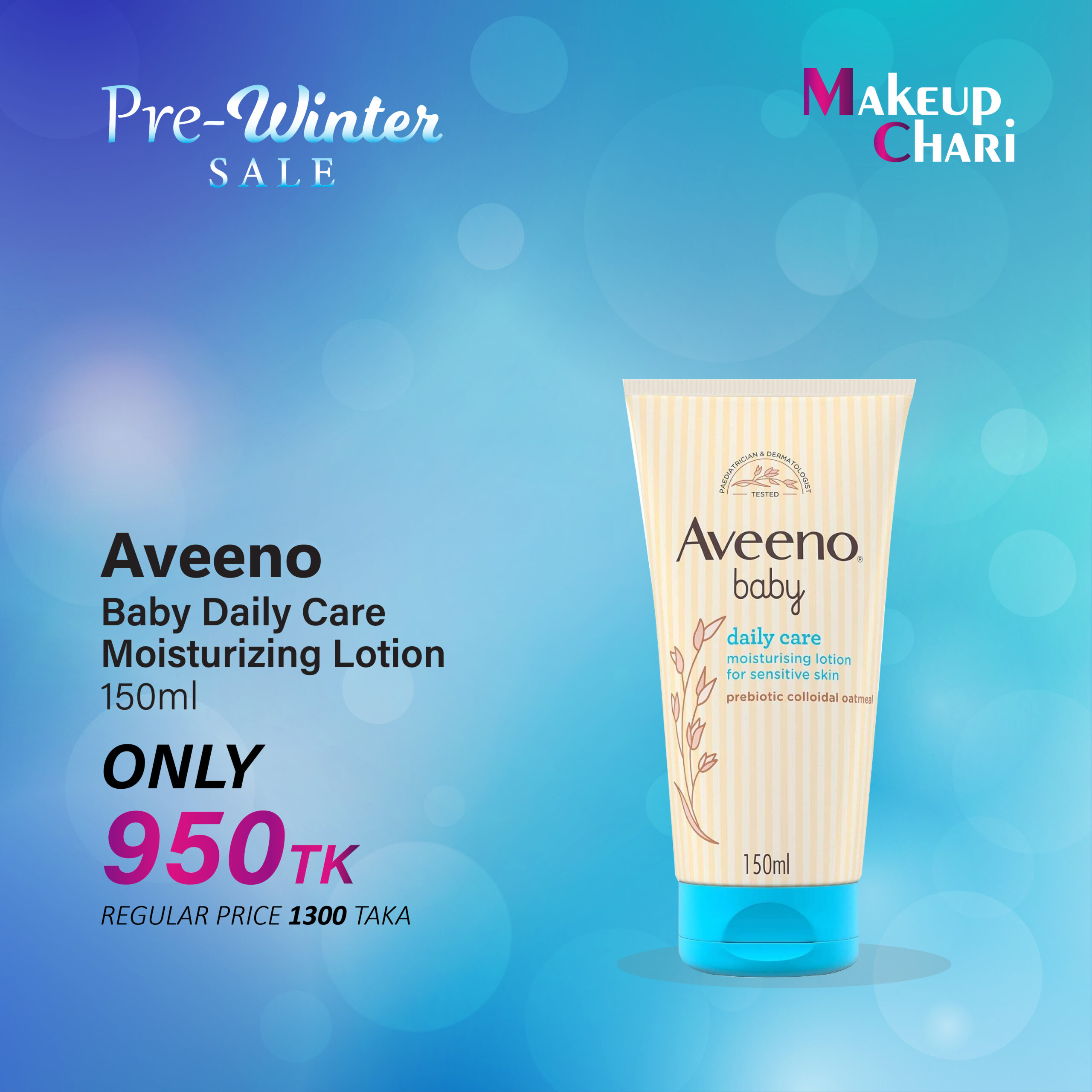 Aveeno Baby Daily Care Moisturizing Lotion 150ml Aveeno-baby-daily-care-moisturising-lotion-150mlMakeupchari-1.webp