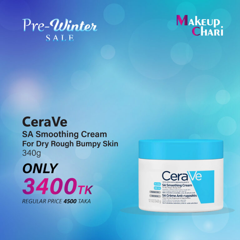 CeraVe SA Smoothing Cream For Dry Rough Bumpy Skin 340g