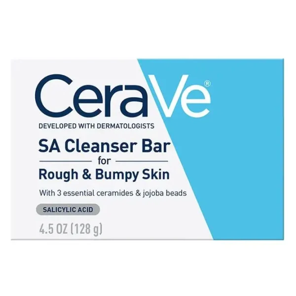 CeraVe SA Cleanser Bar for Rough & Bumpy Skin 128g