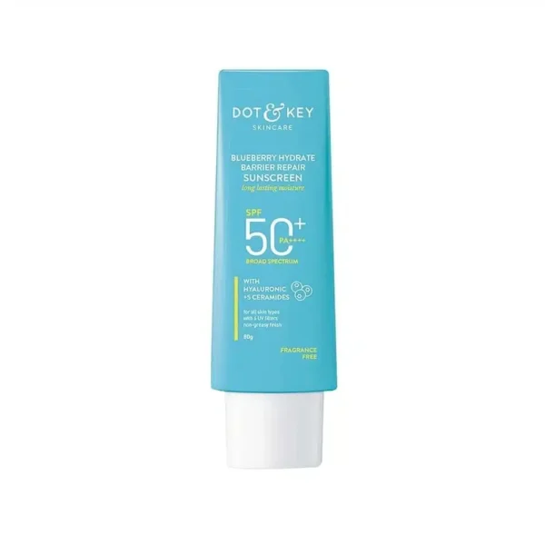 DOT and KEY Blueberry Hydrate Barrier Repair Sunscreen Spf 50+ 80g