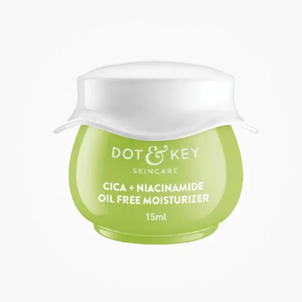 Dot and Key Cica + Niacinamide Calming Oil Free Moisturizer for Acne Prone Skin 15 ML