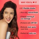 Dot and Key Strawberry Dew Tinted Sunscreen SPF 50+ PA++++ 01 Porcelain, 50 ml - Image 3