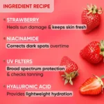 Dot and Key Strawberry Dew Tinted Sunscreen SPF 50+ PA++++ 01 Porcelain, 50 ml - Image 2