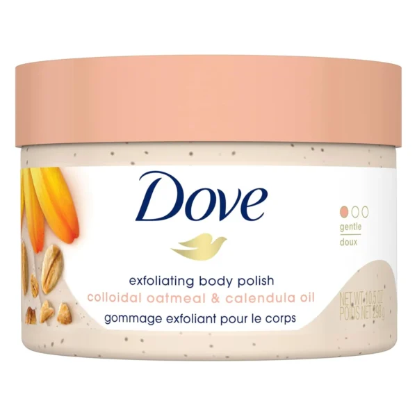 Dove Colloidal Oatmeal & Calendula Oil Gentle Exfoliating Body Polish 298g