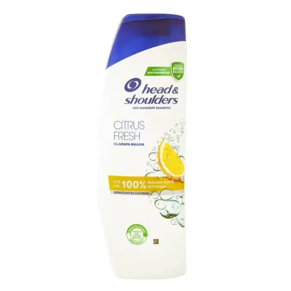 Head and Shoulders Citrus Fresh Anti-Dandruff Shampoo for Oily Hair 360ml