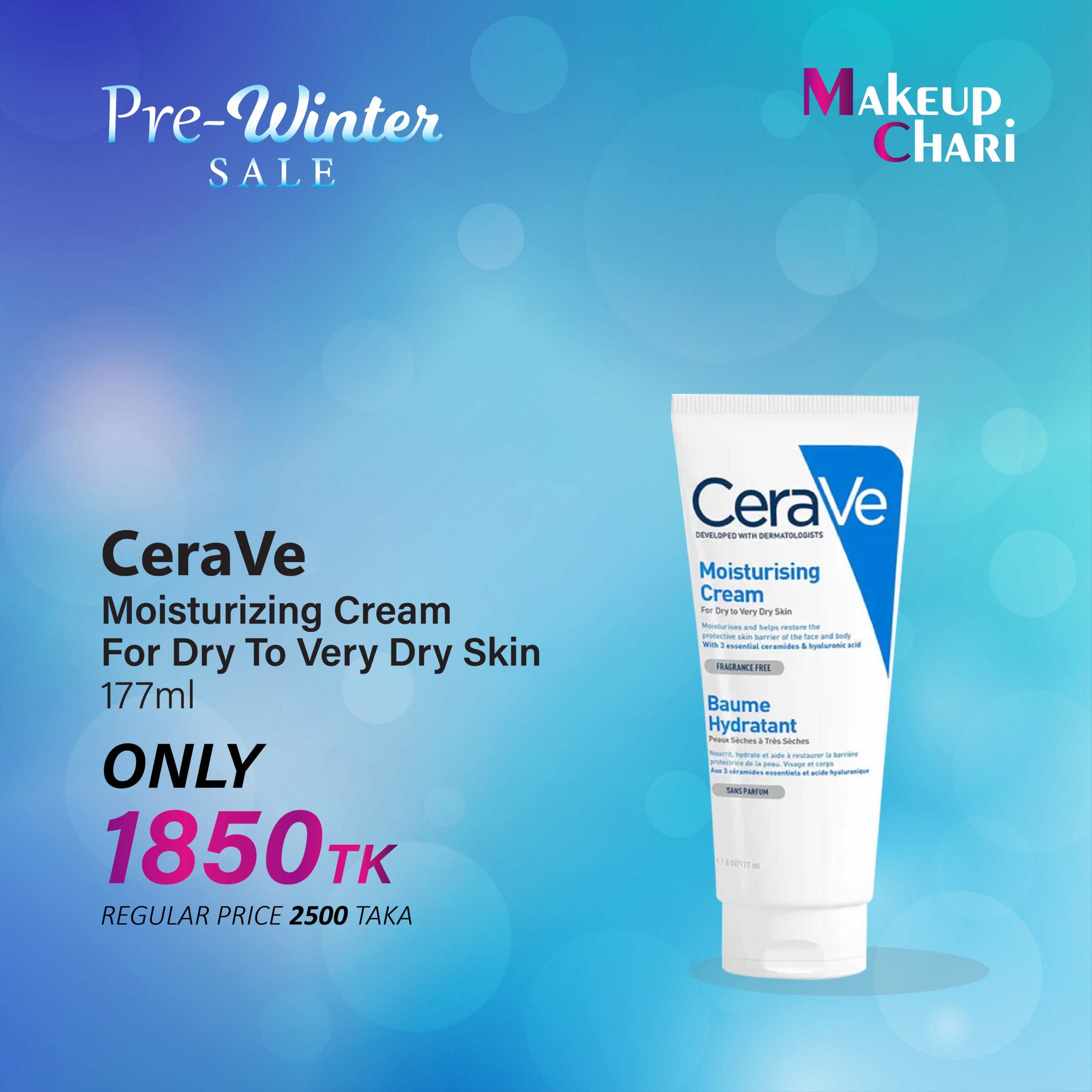 Moisturizing Cream For Dry To Very Dry Skin Cerave Moisturizing Cream For Dry To Very Dry Skin 177ml - Image 1