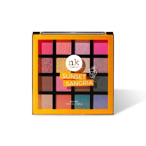 Nicka K Sixteen Color Eyeshadow Palette Sunset Sangria