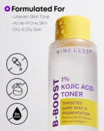 Nineless B-Boost 1% Kojic Acid Toner 200ml - Image 3