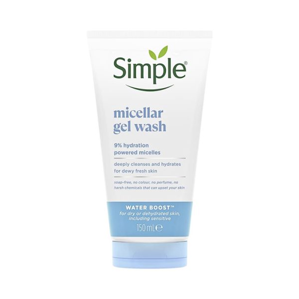 SIMPLE WATER BOOST MICELLAR FACIAL GEL WASH 150ML
