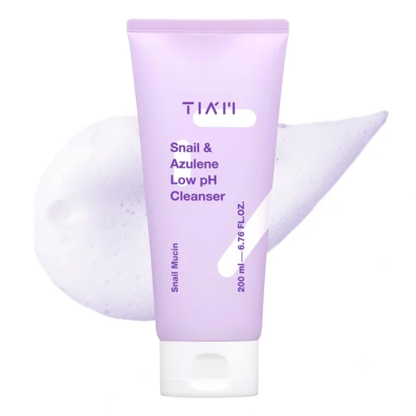 Tiam snail and azulene low pH cleanser - 200ml