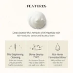 SKINFOOD Rice Daily Brightening Cleansing Foam 150ml - Image 2