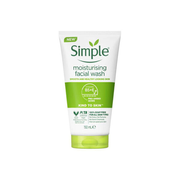 SIMPLE KIND TO SKIN MOISTURIZING FACE WASH 150ml