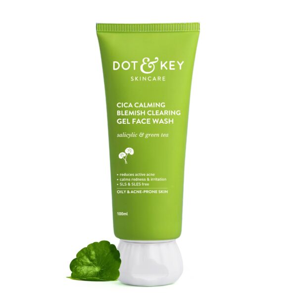 Dot and Key Cica Calming Blemish Clearing Gel Face Wash 100ml