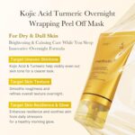 Medicube Kojic Acid Turmeric Night Wrapping Mask 75ml - Image 5