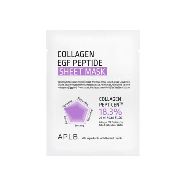 APLB Collagen EGF Peptide Sheet Mask 25ml