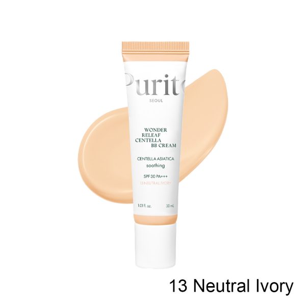 Purito Wonder Releaf Centella BB Cream SPF30 PA+++ (13 Neutral Ivory) 30ml