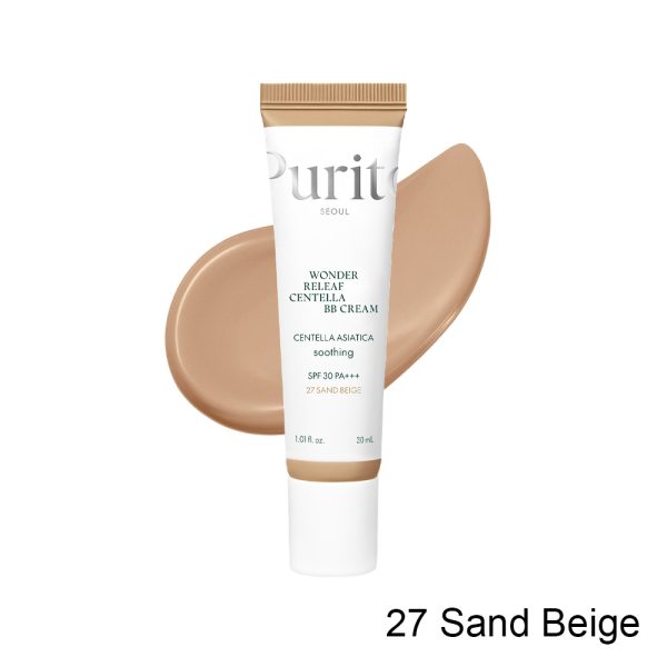 Purito Wonder Releaf Centella BB Cream SPF30 PA+++ (27 Sand Beige) 30ml