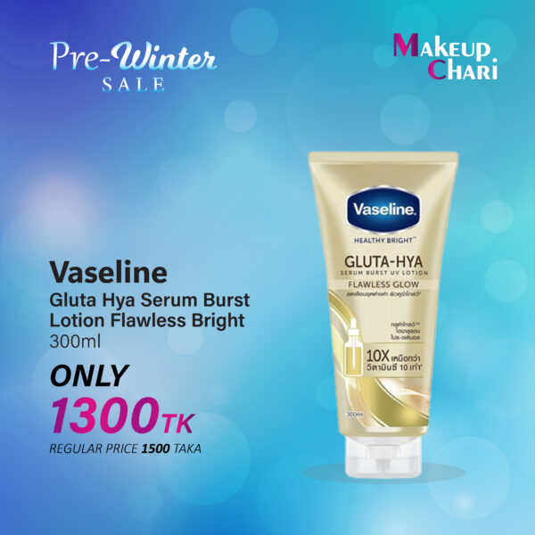 Vaseline Gluta-Hya Serum Burst Lotion Flawless Bright 300 ml