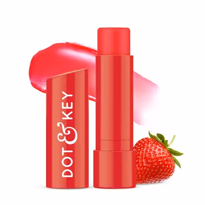 Dot & Key Barrier Repair Hydrating Lip Balm SPF 50+ Strawberry Red Tinted 4.5g