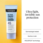 Neutrogena Ultra Sheer Dry-Touch Sunscreen Lotion Broad Spectrum SPF 45 88ml