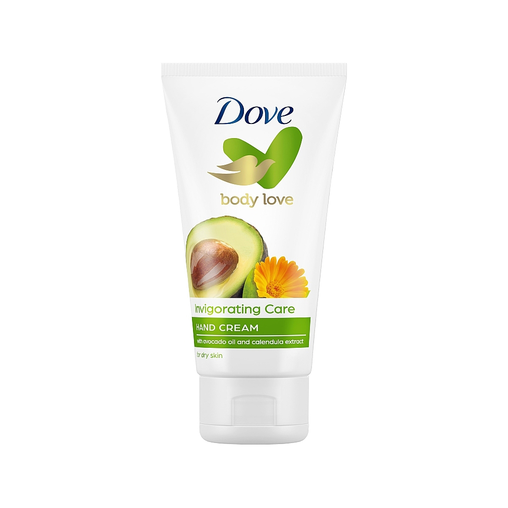 Dove Body Love Invigorating Hand Cream With Avocado Oil & Calendula Extract 75ml