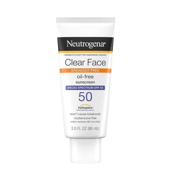 Neutrogena Clear Face Oil-Free Sunscreen SPF50 88ml